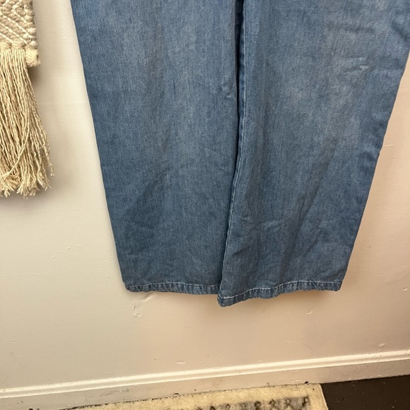 NWT H&M denim wide leg jumpsuit - Picture 5 of 9